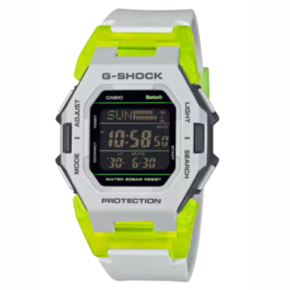 Casio G-Shock GD-B500MW-8 White Resin Band Men Sport Watch